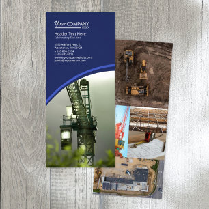 Carte Publicitaire Bleu foncé, Carrelage