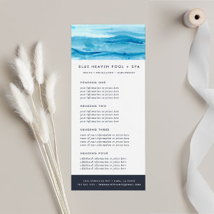 Carte Publicitaire Bleu Services ou tarif