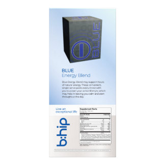 CARTE PUBLICITAIRE BLUE