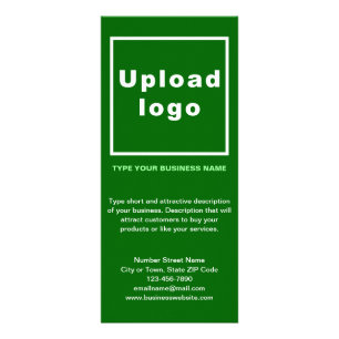 Carte Publicitaire Business Green Rack Card