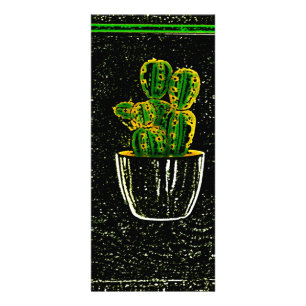 Carte Publicitaire Cactus tirés