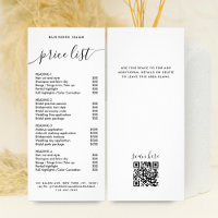 Chic Black Typographie Business Services Tarifs