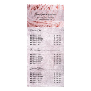 Carte Publicitaire Commandes personnalisées de peluches au crochet