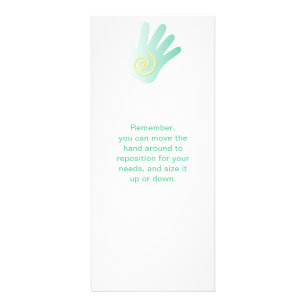 Carte Publicitaire Copies de main de thérapie de massage