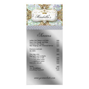 Carte Publicitaire Cosmetologist élégant de maquilleur de salon de
