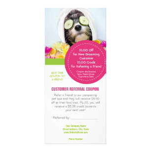 Carte Publicitaire Coupons de recommandation client en cours