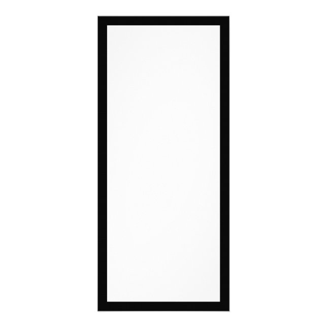 Carte Publicitaire Créez votre propre bordure noire (Devant)