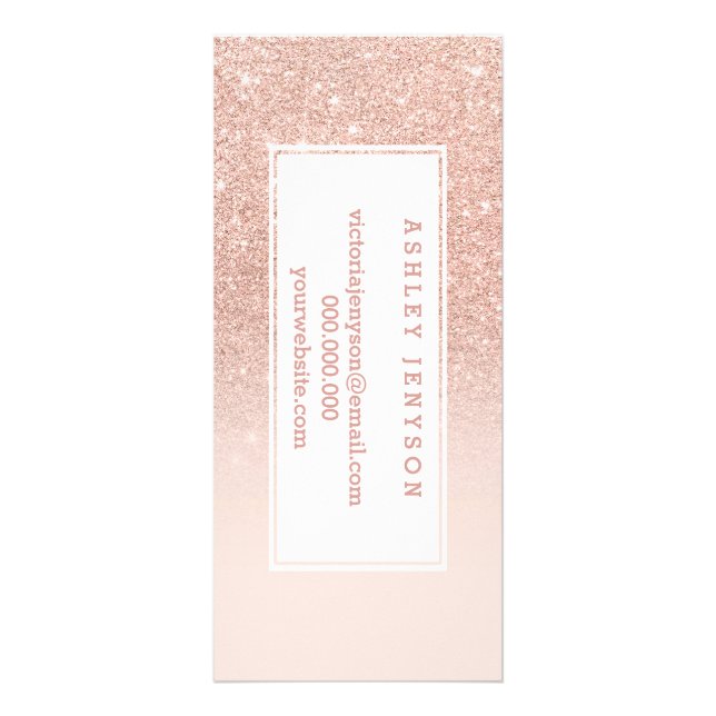 Carte Publicitaire Détails roses d'affaires d'ombre de rose de (Dos)