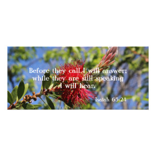 Carte Publicitaire Dieu vous apprend la Bible Verse Rack Card