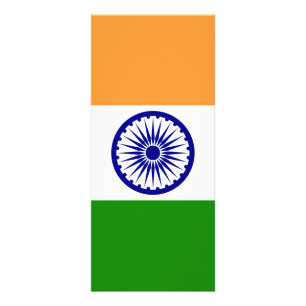 Carte Publicitaire Drapeau de l'Inde