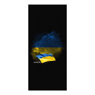 Carte Publicitaire Drapeau de l'Ukraine