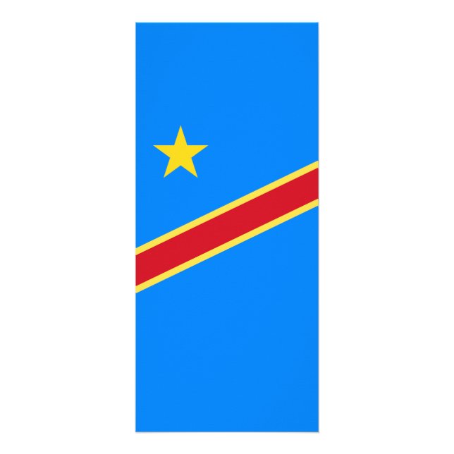 Carte Publicitaire Drapeau du Congo (Devant)