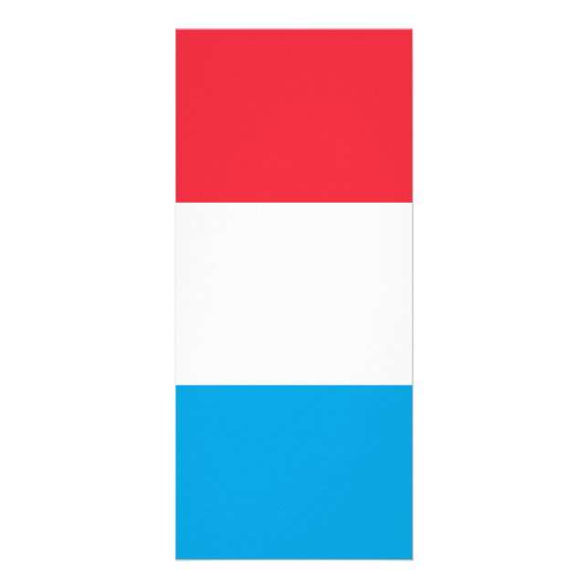 Carte Publicitaire Drapeau du Luxembourg (Devant)