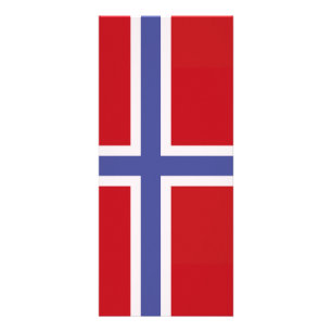 Carte Publicitaire Drapeau norvégien