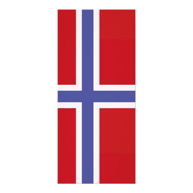 Carte Publicitaire Drapeau norvégien (Devant)