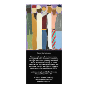 Carte Publicitaire Dubai Market Place et He - Long Card