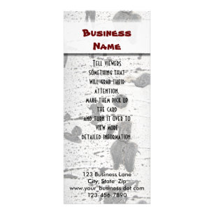 Carte Publicitaire Écorce de tremblement Aspen