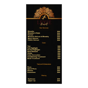 Carte Publicitaire Elégante et Classy Hair Stylist