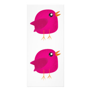 Carte Publicitaire Enfants mignonette birdy