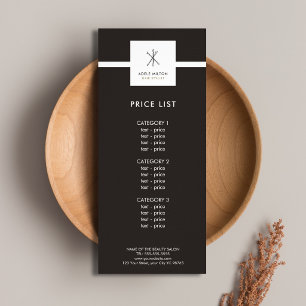Carte Publicitaire Épingles à cheveux Salle de coiffure Élégant Minim