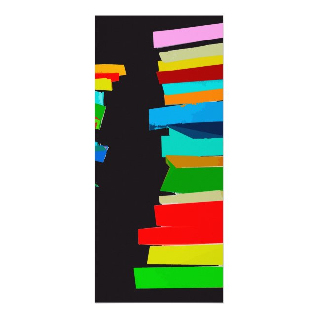 Carte Publicitaire Escaliers colorés (Devant)