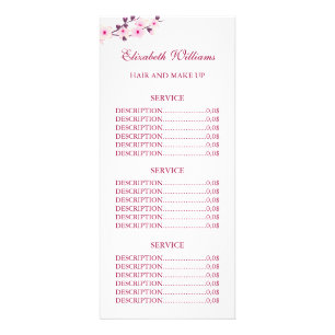 Carte Publicitaire Fleur Cerisier Fleur Rose Blanc Prix du service