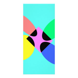Carte Publicitaire Fleur futuriste