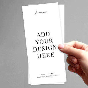 Carte Publicitaire Impression de flyers personnalisés 4x9" Télécharge