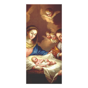 Carte Publicitaire La Nativité de Jésus-Christ 
