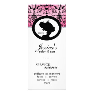 Carte Publicitaire La vente de salon carde la damassé de couronne