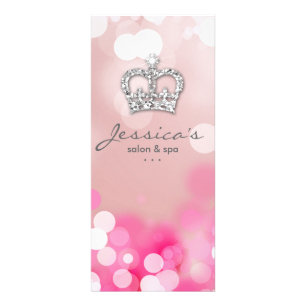 Carte Publicitaire La vente de salon carde les lèvres et la couronne