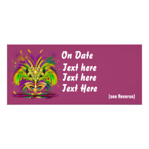 Carte Publicitaire La vue de la Reine de mardi gras note svp