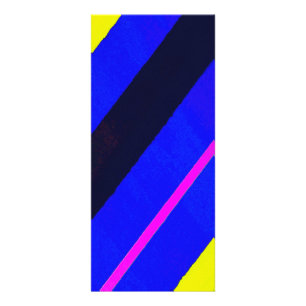 Carte Publicitaire Lignes colorées