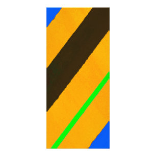 Carte Publicitaire Lignes orange