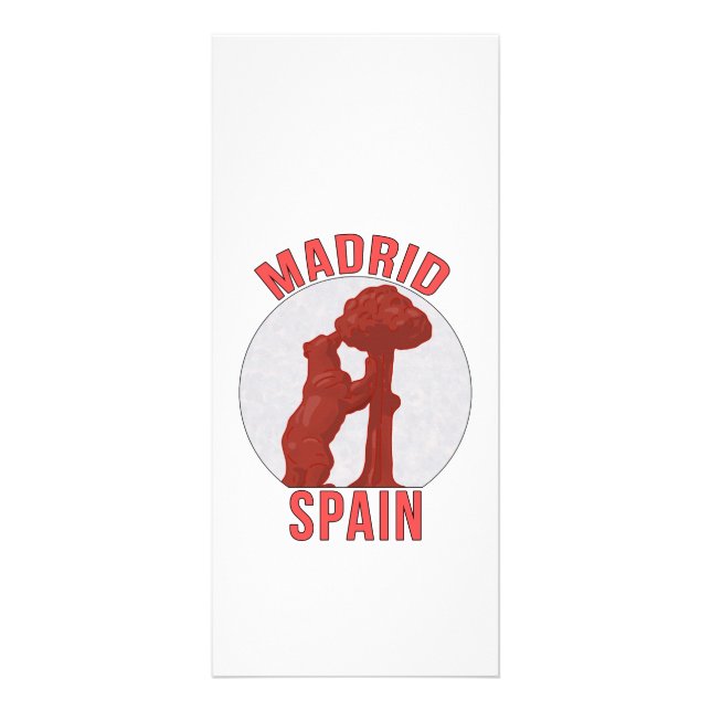 Carte Publicitaire Madrid Espagne (Devant)