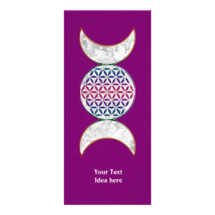 Carte Publicitaire Magie Triple Moon - Spirit Flower Of Life 2