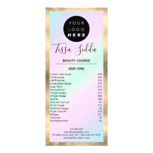 Carte Publicitaire Manucure des cheveux Manicure Pedicure Studio