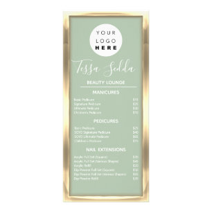 Carte Publicitaire Maquillage des cheveux Manucure des ongles Pedicur
