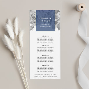 Carte Publicitaire Marine   Tarifs ou services floraux Vintages