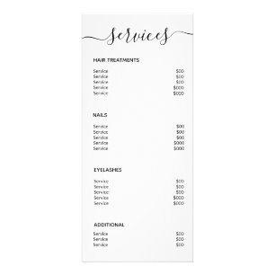 Carte Publicitaire Moderne Élégant Simple Spa Blanc Salon Service Men