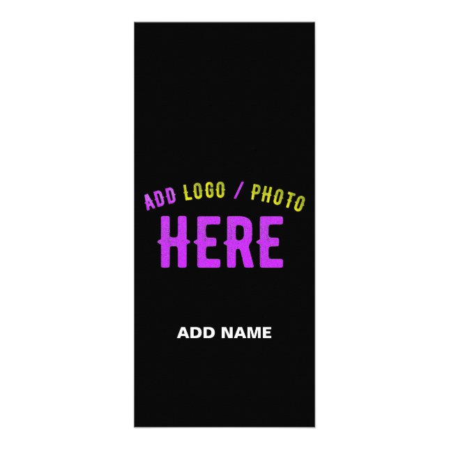 CARTE PUBLICITAIRE MODERNE ET MODERNE PERSONNALISABLE NOIR VÉRIFIÉ (Devant)