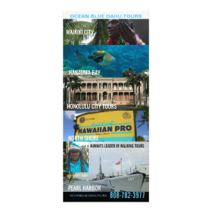 CARTE PUBLICITAIRE OAHUBLUEOAHU.TOURS