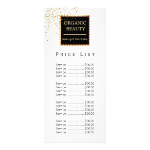 Carte Publicitaire Parties scintillant de parties scintillant Noir & 