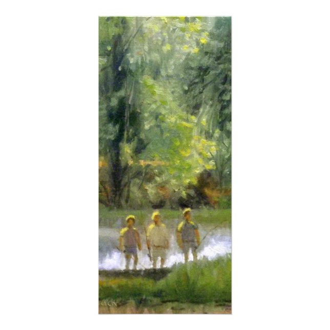 Carte Publicitaire Pêcheurs de la rivière Sympathy Memorial (Devant)