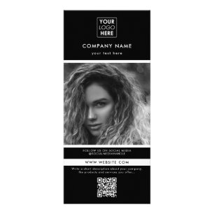 Carte Publicitaire Photo promotionnelle professionnelle Black Busines