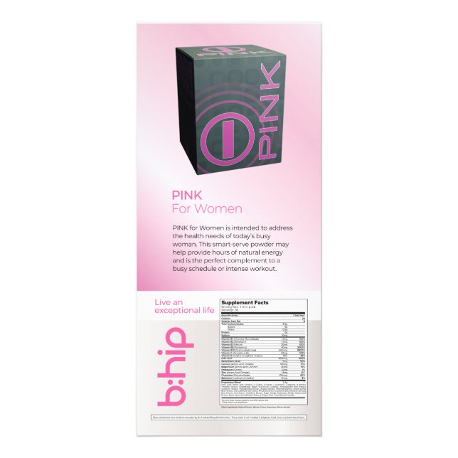 CARTE PUBLICITAIRE PINK (Devant)