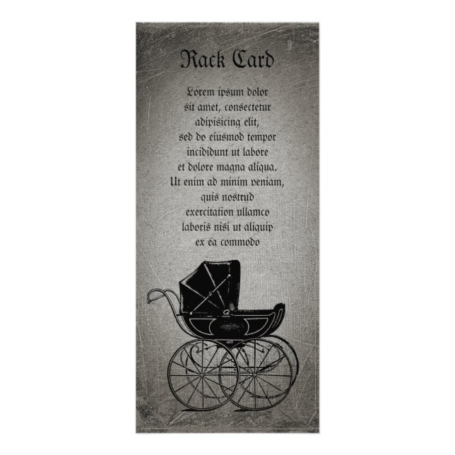 Carte Publicitaire Porte-bébé gothique (Devant)