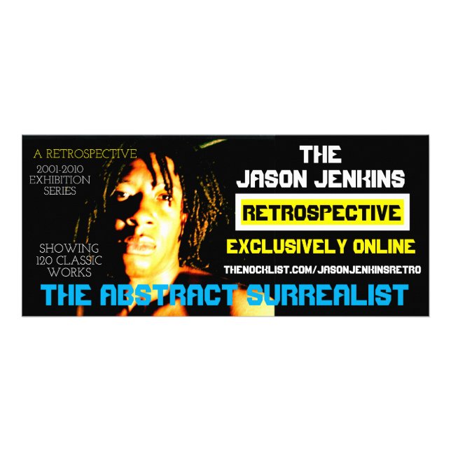 CARTE PUBLICITAIRE RÉTROSPECTIVE DE JENKINS DE JASON (Dos)