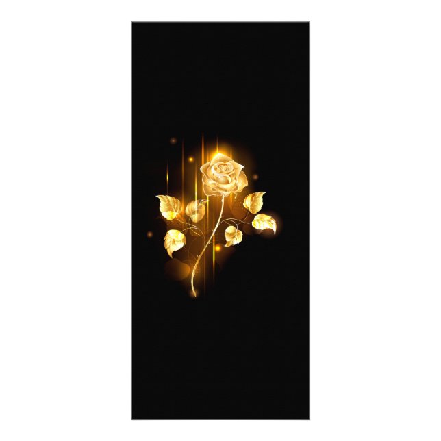 Carte Publicitaire Rose d'or ( rose d'or ) (Devant)