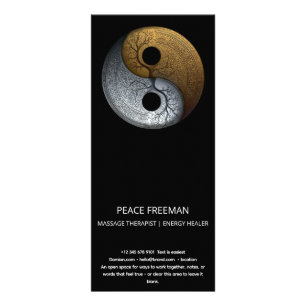 Carte Publicitaire Sacred Balance Symbole Yin Yang